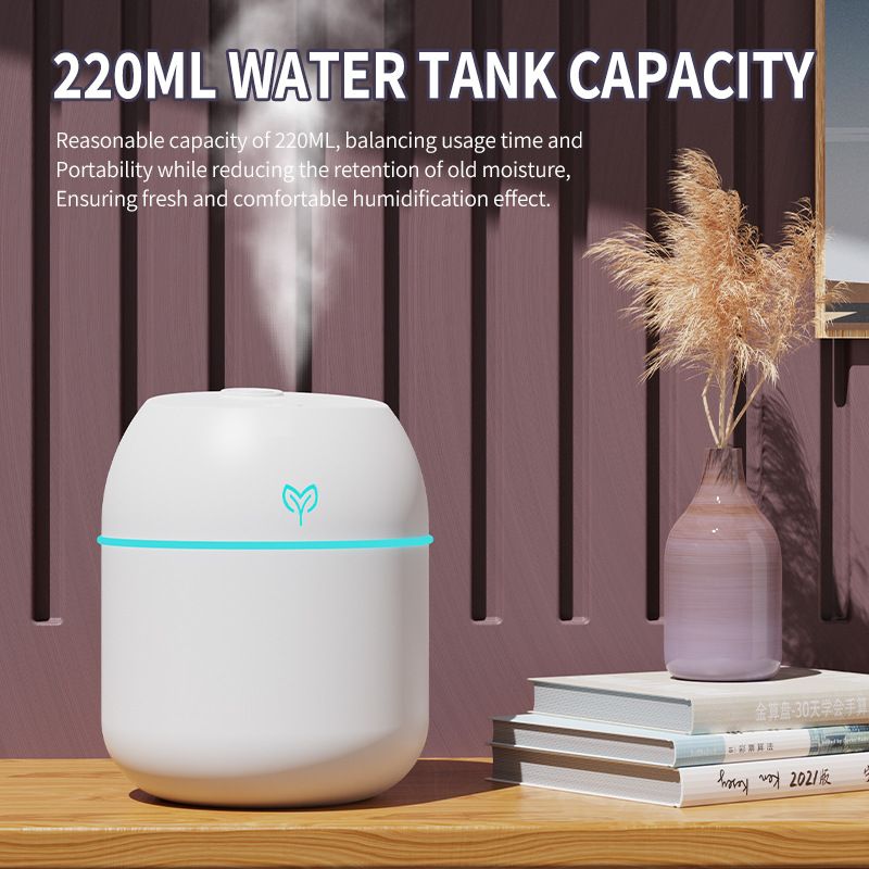 Pink Mini USB Humidifier Large Mist - Desktop Ultrasonic Air Humidifier with view 4