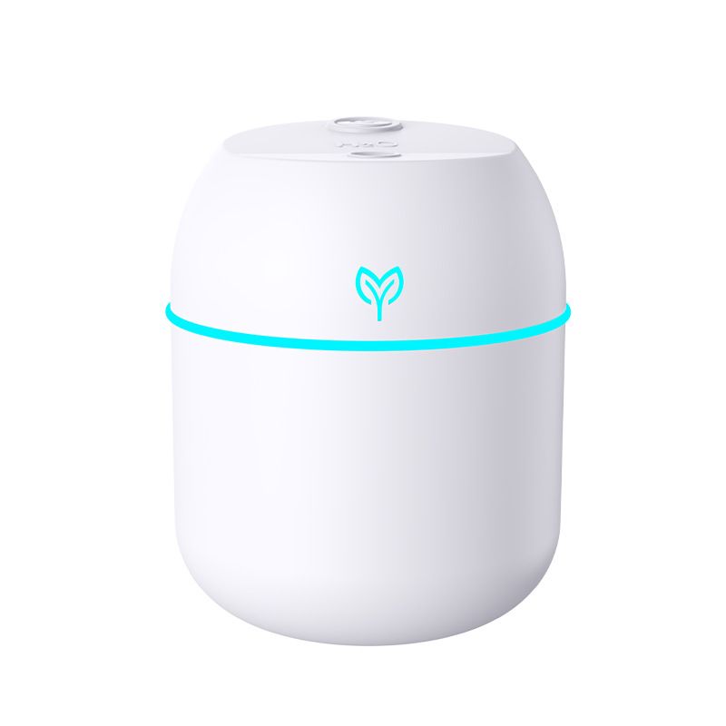 White Mini USB Humidifier Large Mist - Desktop Ultrasonic Air Humidifier with