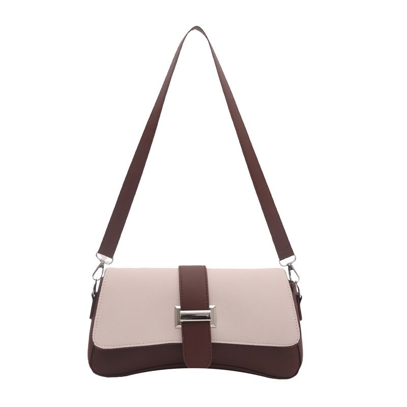 White Fashion Retro Crossbody Bag French Chic Small Shoulder Bag Women’s