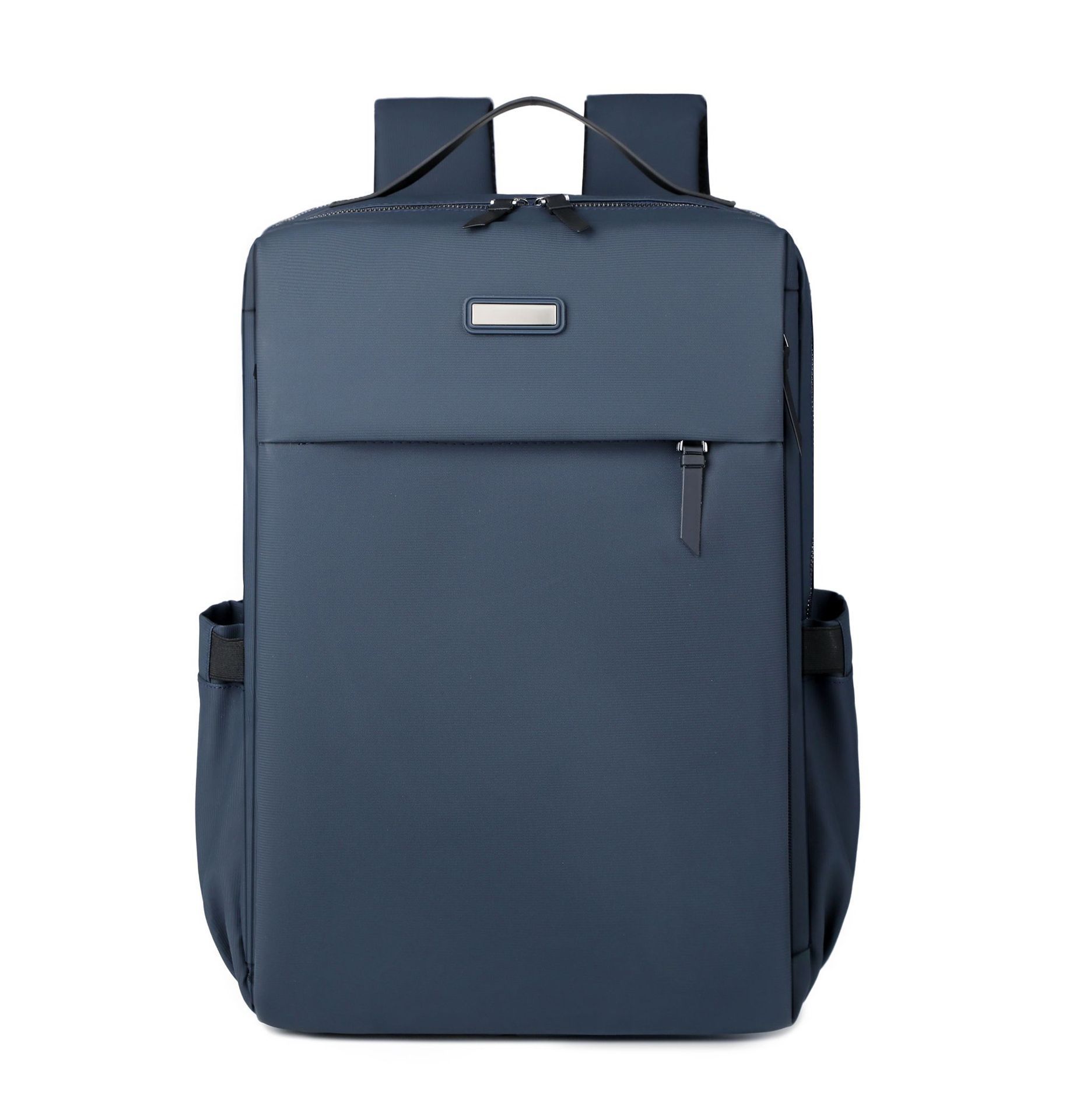 Blue Large Capacity Airbag Backpack Multi-Compartment Laptop Backpack Travel