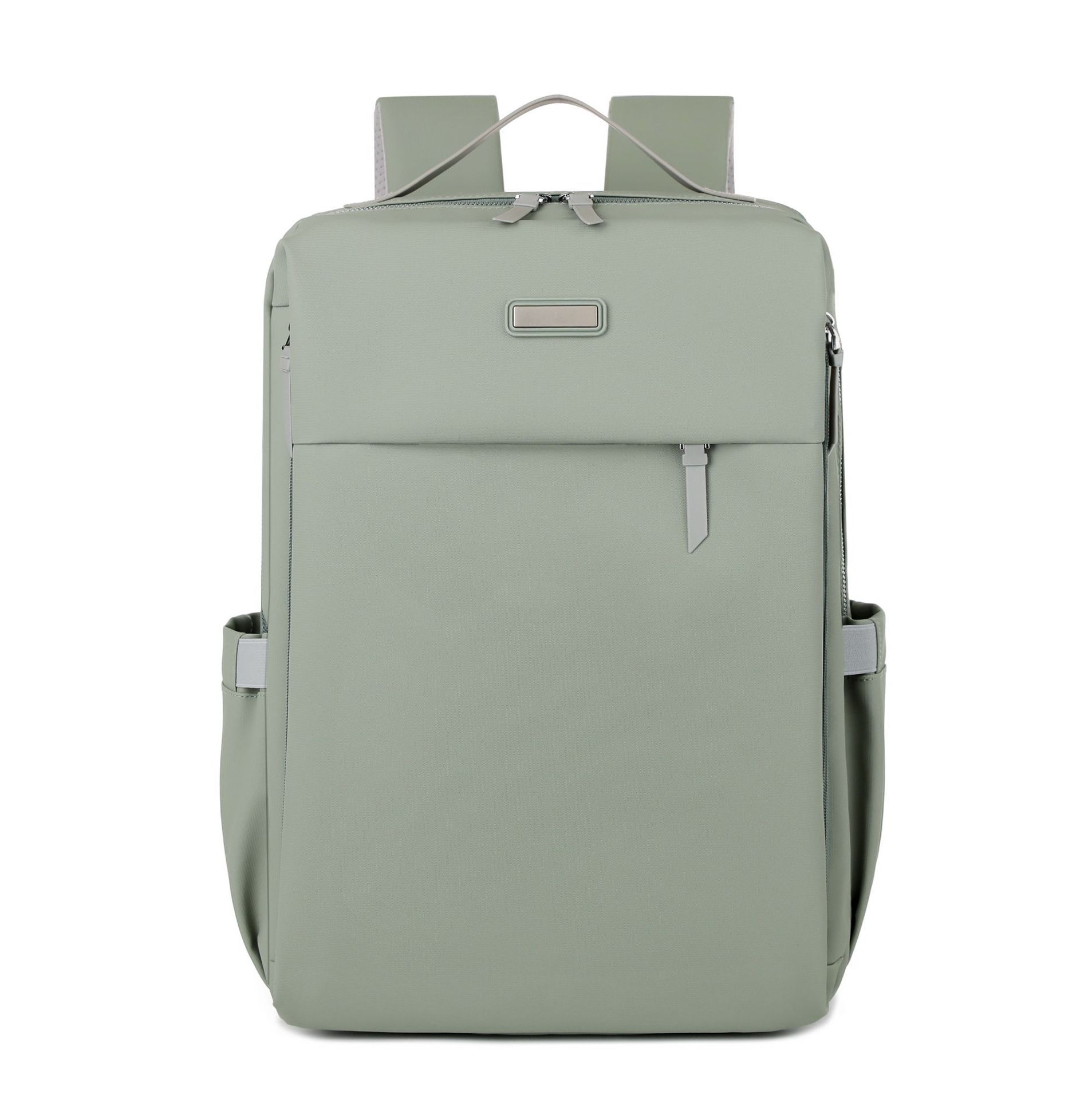 Green Large Capacity Airbag Backpack Multi-Compartment Laptop Backpack Travel