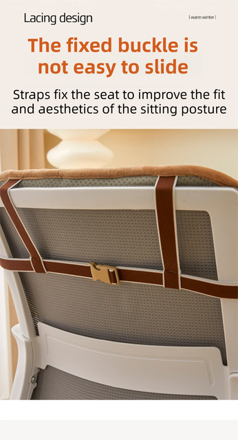 Grey Premium Quilted Plush Integrated Seat Cushion & Backrest – Thickened view 4