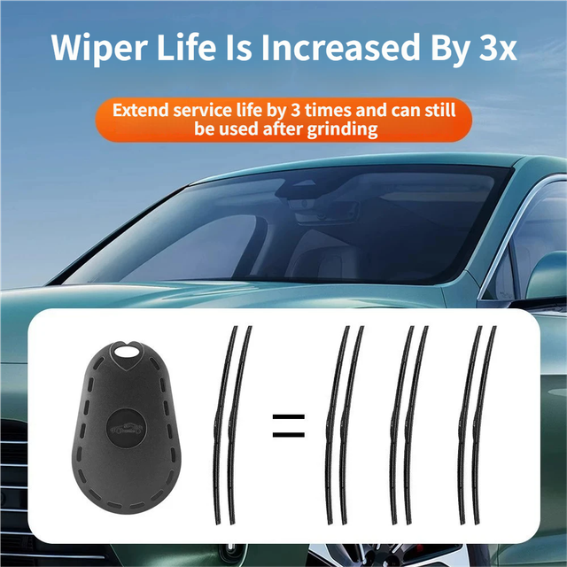 4PCS Gold Portable Car Windshield Wiper Blade Repair Tool - Triple the Wiper view 5