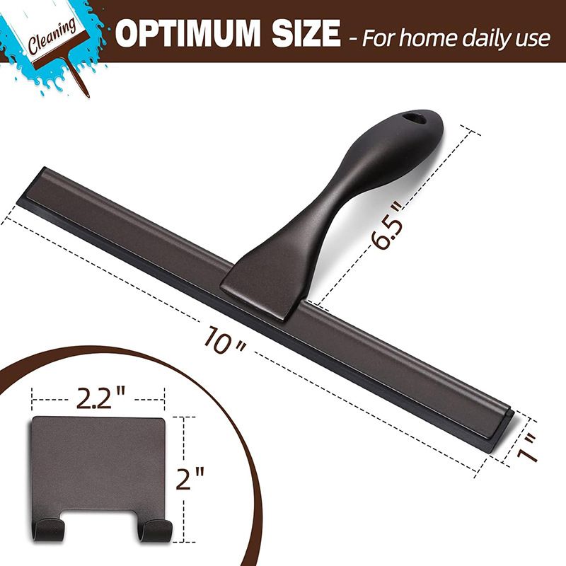 Silver Stainless Steel Glass Squeegee for Car Windshield & Countertop - 10 view 5