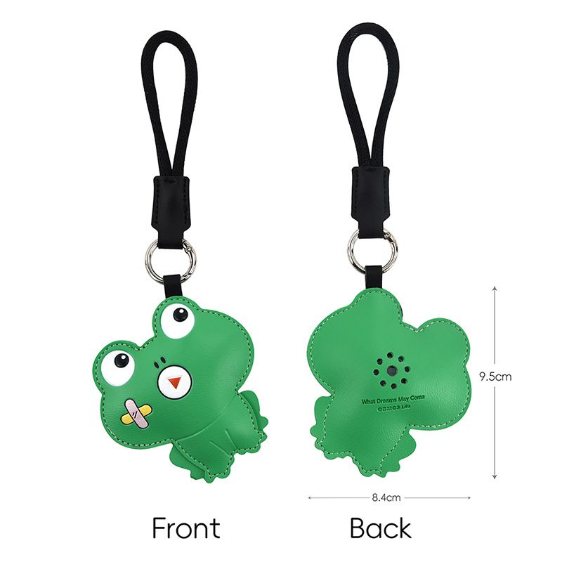 3-Pack Pet Squeeze Meow Sounding Keychain Pendants Set(Blue Cat & Green Frog & view 5