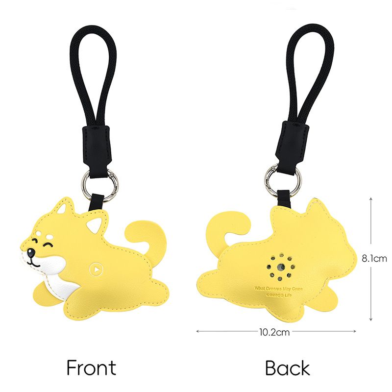 3-Pack Pet Squeeze Meow Sounding Keychain Pendants Set(Blue Cat & Green Frog & view 6