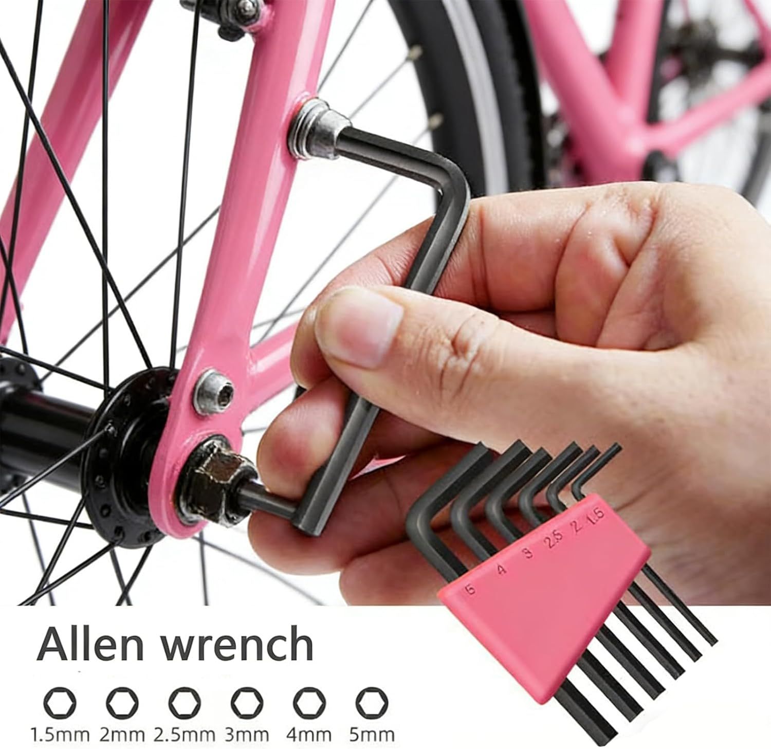 24-Piece Pink Multifunctional Home Tool Kit for Women - Compact Mini Starter view 5