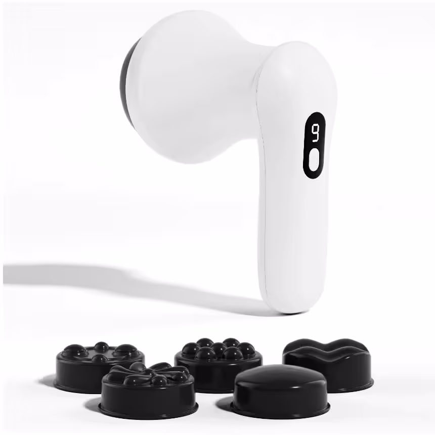 White Wireless Multi Function Fat Burning & Body Shaping Massager with 9 Speed view 6