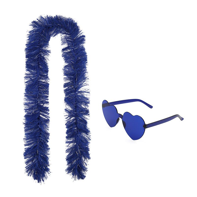 6PCS Festival Party Costume Accessories Set : Heart Shaped Sunglasses and 1.5M view 4