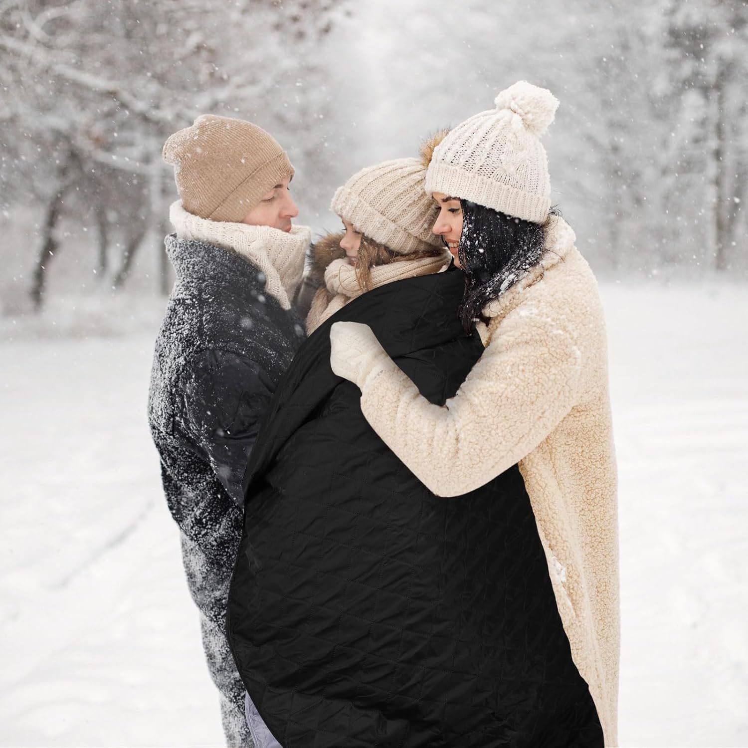 2-in-1 Winter Camping Warmth Kit with Carry Bag: 210 * 75cm Green Portable view 11