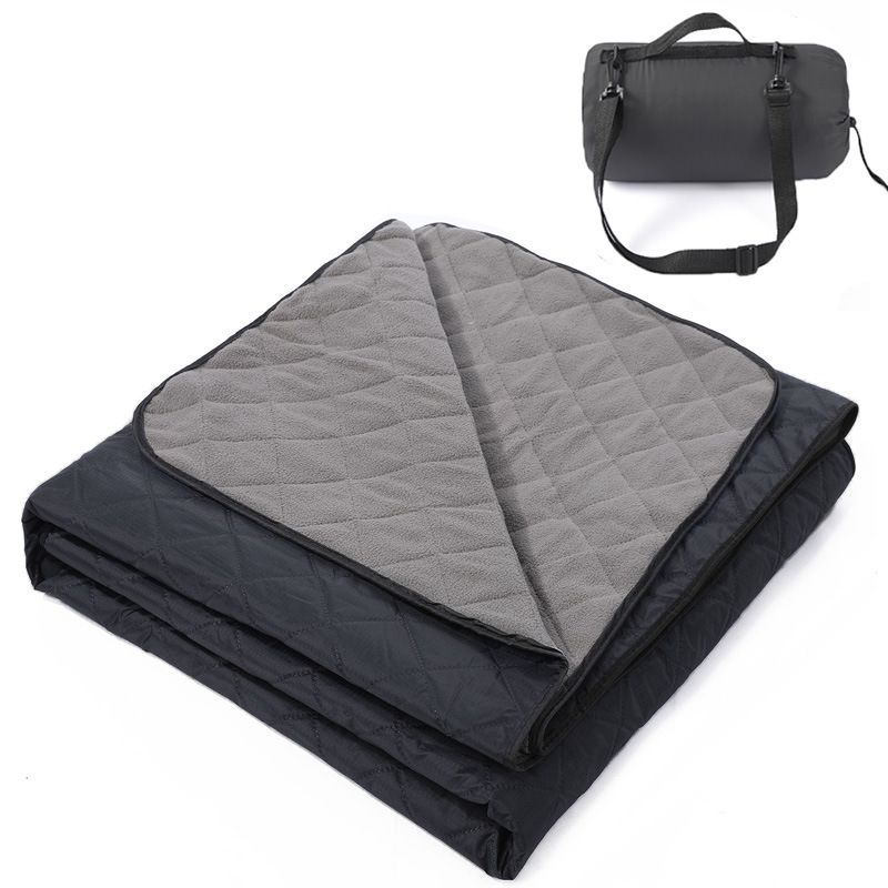 2-in-1 Winter Camping Warmth Kit with Carry Bag: 210 * 75cm Beige Portable view 6