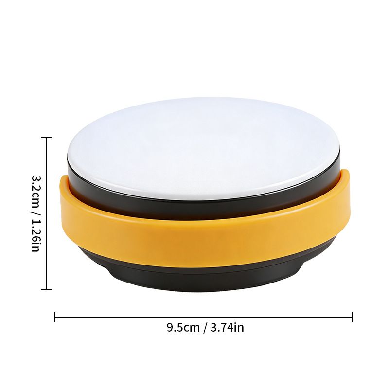 LY20 Black and Yellow Compact Solar Camping Lantern for Home Travel Use view 8