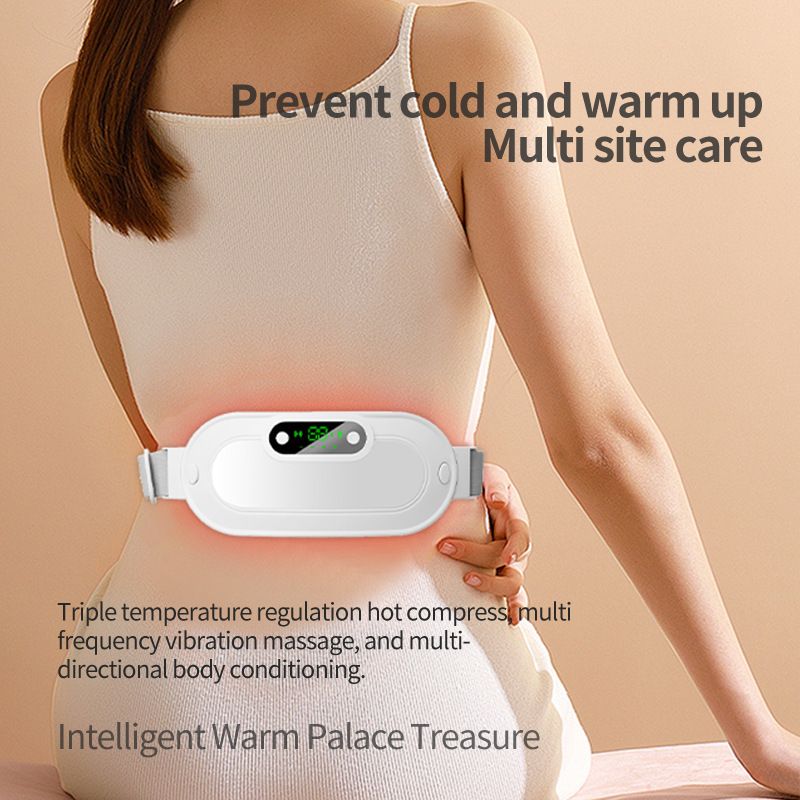 Pink Portable USB Rechargeable Graphene Heating Waist Belt with Gift Box - 4 view 5