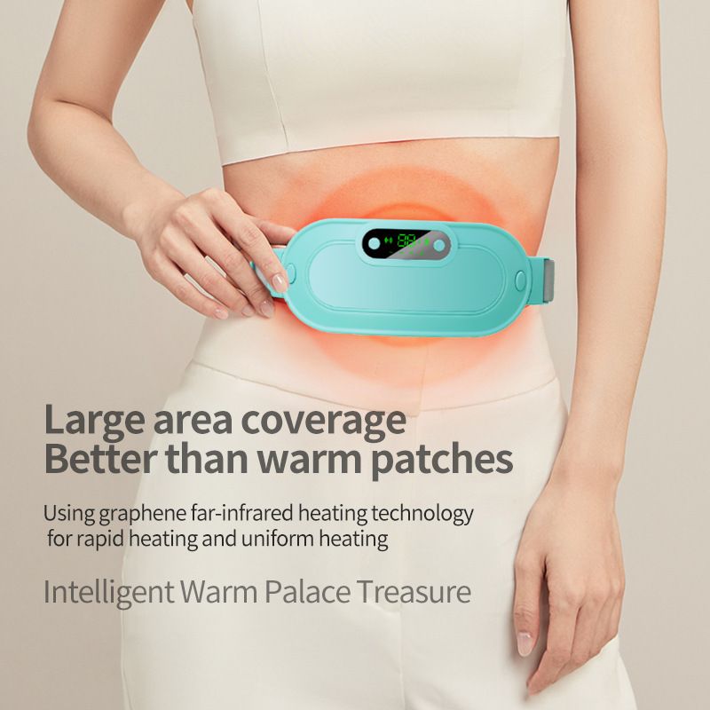 Green Portable USB Rechargeable Graphene Heating Waist Belt with Gift Box - 4 view 4