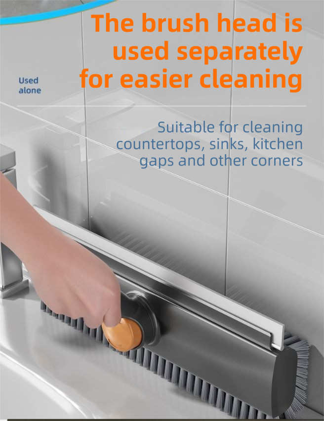 2-Piece Deep Cleaning Floor Brush and Mini Detail Gap Brush Set for Large view 6
