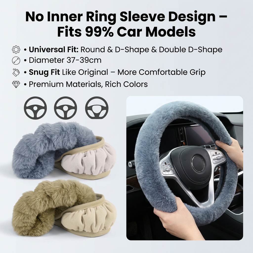 2-Piece Winter Warm Non-Slip Car Interior Comfort Combo with Green Soft Bubble view 8