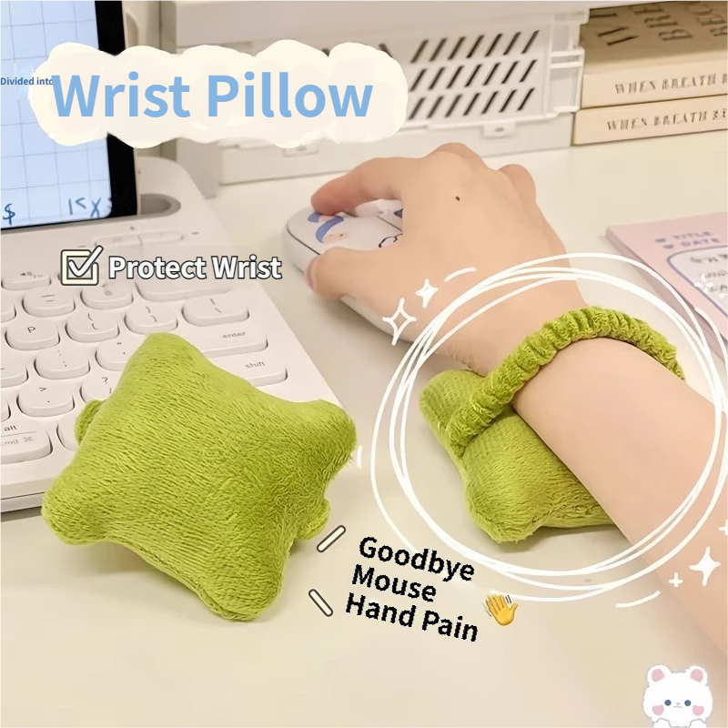 Pink Ergonomic Plush Wrist Rest 2PCS Set – 80×20cm Keyboard Wrist Pad + view 6
