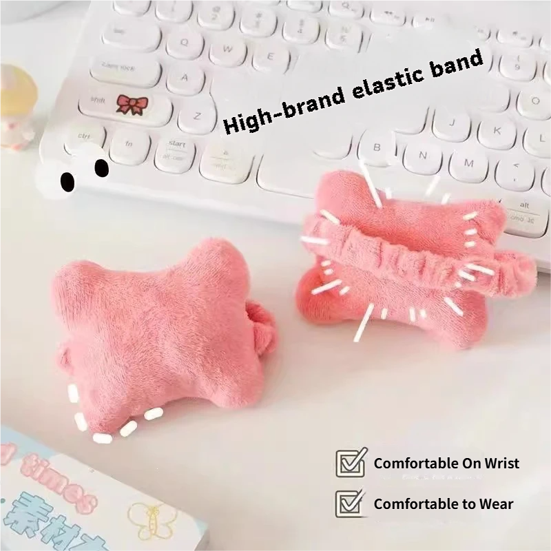 Pink Ergonomic Plush Wrist Rest 2PCS Set – 80×20cm Keyboard Wrist Pad + view 7