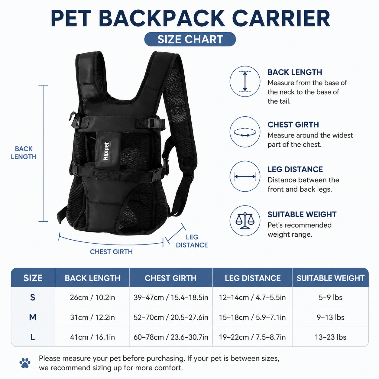 Yellow Purple Hands Free Adjustable Dog Carrier Backpack with 3-Point Support view 2