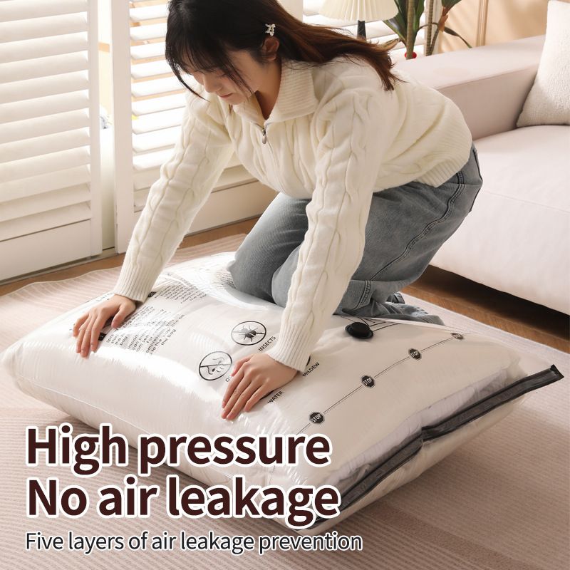 12-Piece Vacuum Storage Bags Set with USB Electric Pump – Thickened PA+PE view 3