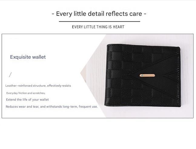 Brown 4-Piece Men's Gift Set - Leather Wallet view 4