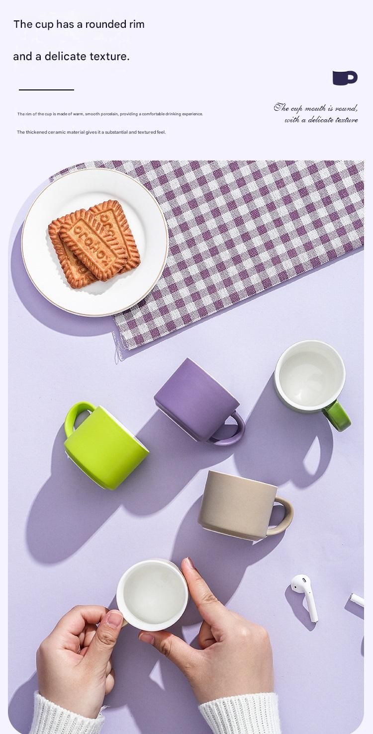 5-piece "Colorful One-Shot Mug" Ceramic Mug Set – Nordic color scheme view 9
