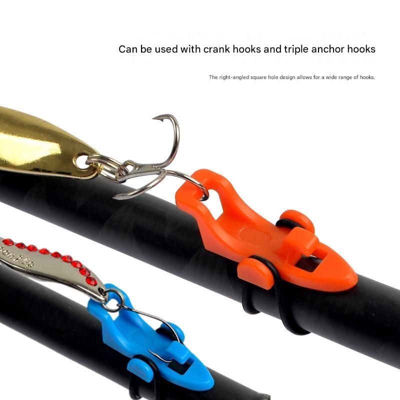 4-piece Fishing Rod Hook Keeper Set - Car Shaped Lure Holder view 5
