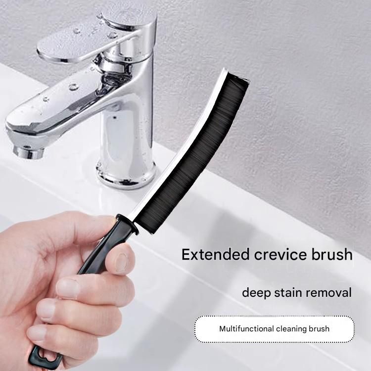 8-Piece Cleaning Brush Set（Includes 8 transparent hooks） - Stainless Steel Scraper view 3