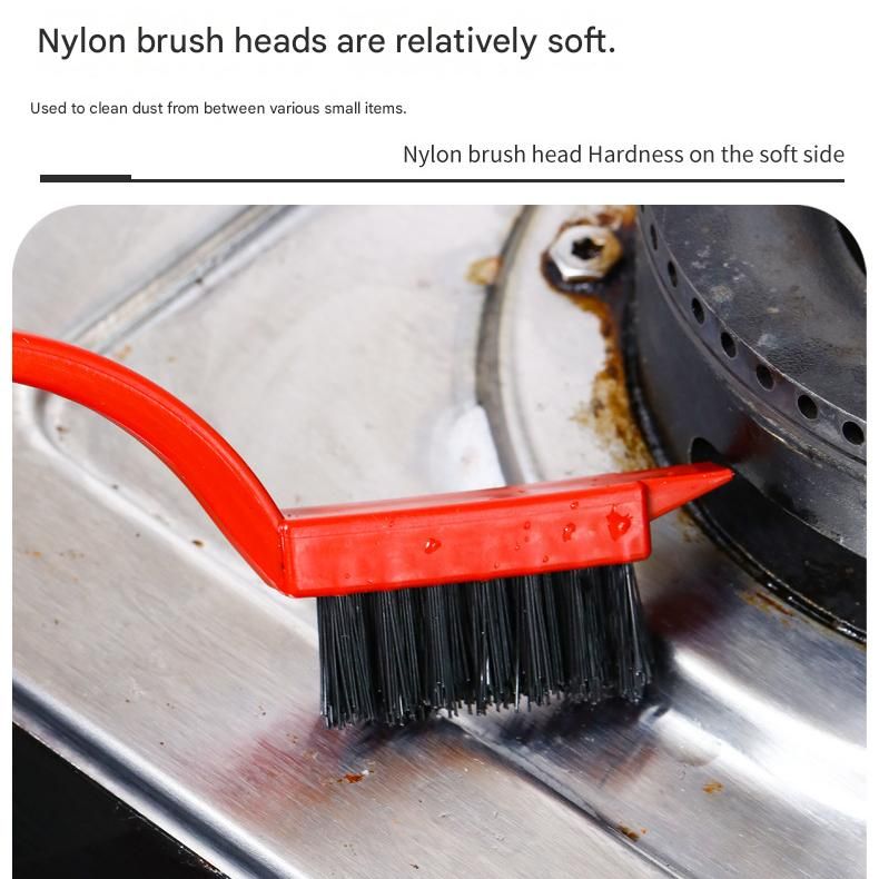 8-Piece Cleaning Brush Set（Includes 8 transparent hooks） - Stainless Steel Scraper view 6