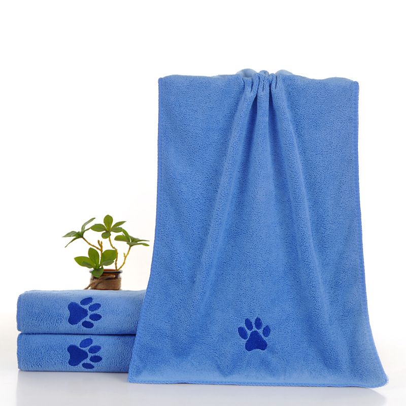 Blue 70*140cm Pet Drying absorbent Towel for Dogs and Cats - Quick Dry Super