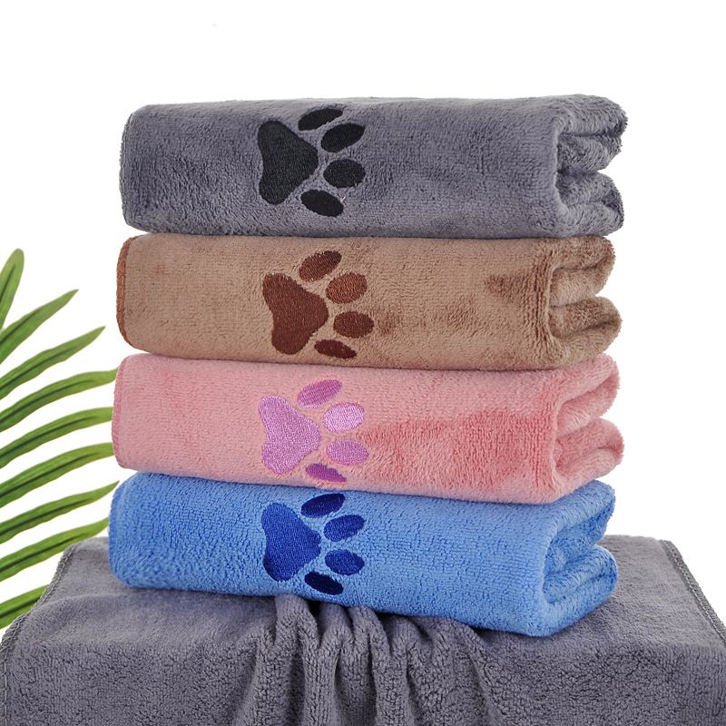 Brown 70*140cm Pet Drying absorbent Towel for Dogs and Cats - Quick Dry Super view 2