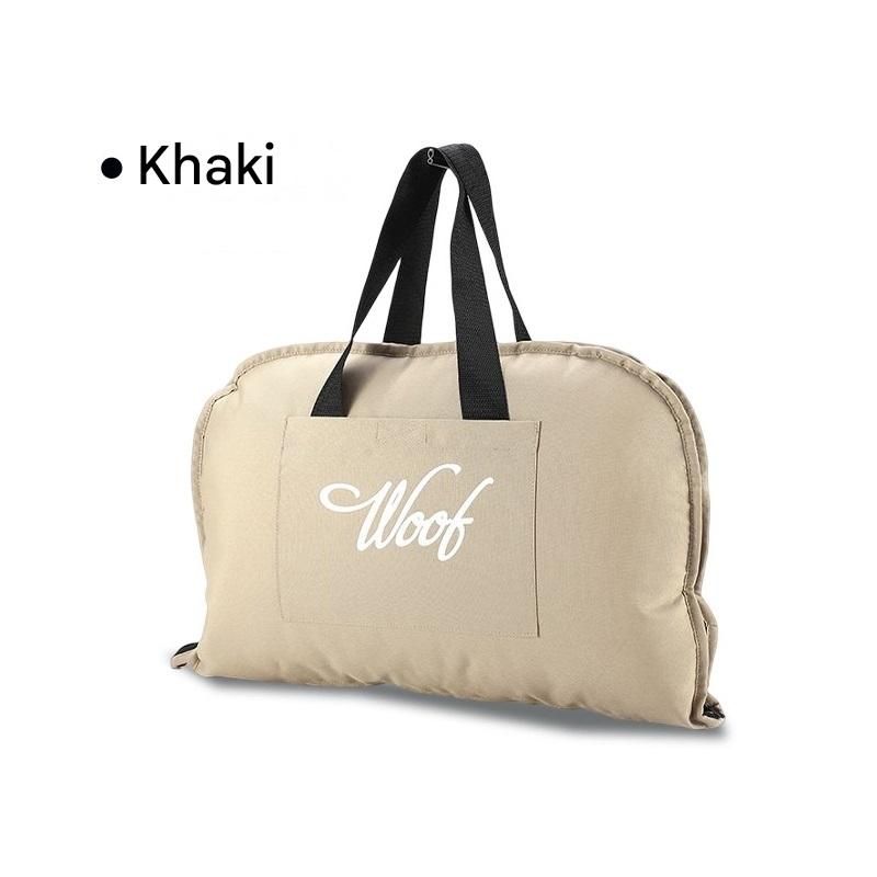 Khaki M size Portable Foldable Pet Bed Mat – Waterproof Travel Dog Bed and Cat