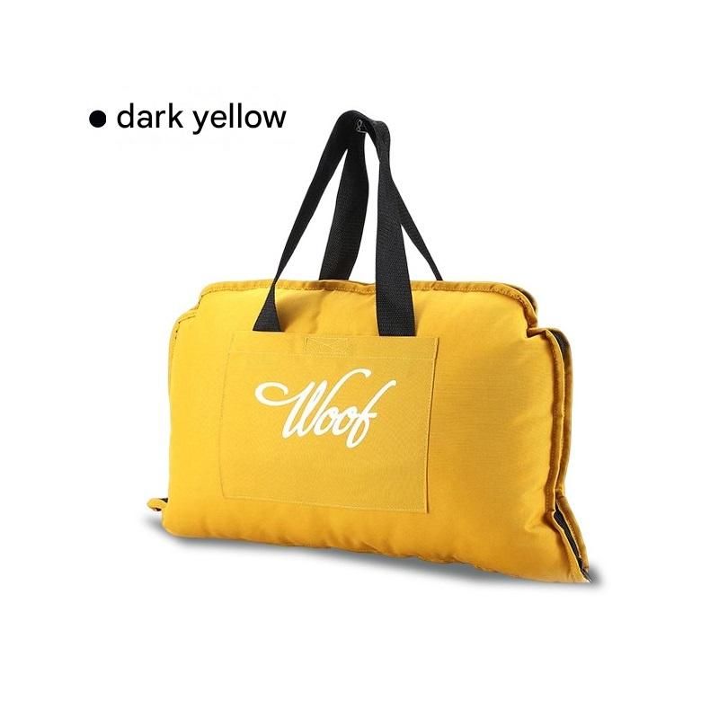 Dark yellow M size Portable Foldable Pet Bed Mat – Waterproof Travel Dog Bed