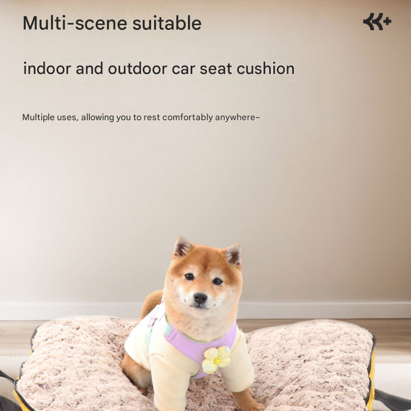 Blue S size Portable Foldable Pet Bed Mat – Waterproof Travel Dog Bed and Cat view 8