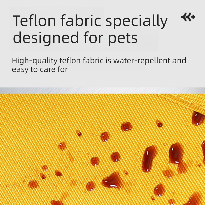 Blue M size Portable Foldable Pet Bed Mat – Waterproof Travel Dog Bed and Cat view 5