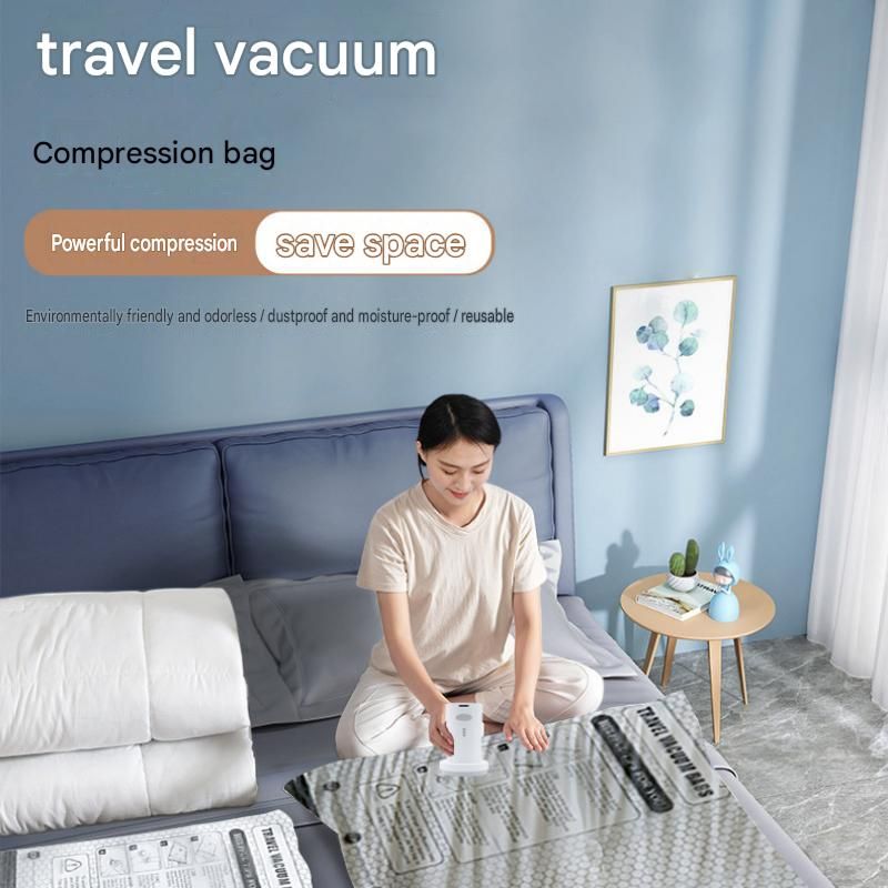 6-piece Travel Vacuum Storage Bags Set for Clothes and Bedding view 2