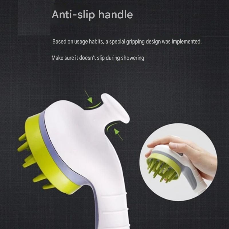 White Pet Bathing Shower Sprayer Brush with Water Control Switch Control Dog view 7