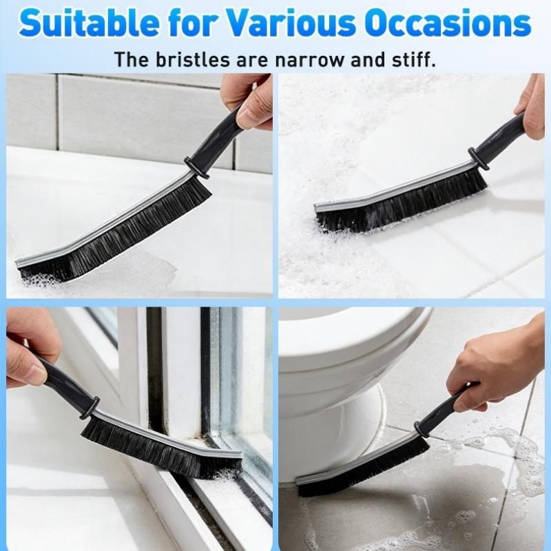 Black 9 piece replaceable cleaning brush heads Electric Spin Scrubber with view 11
