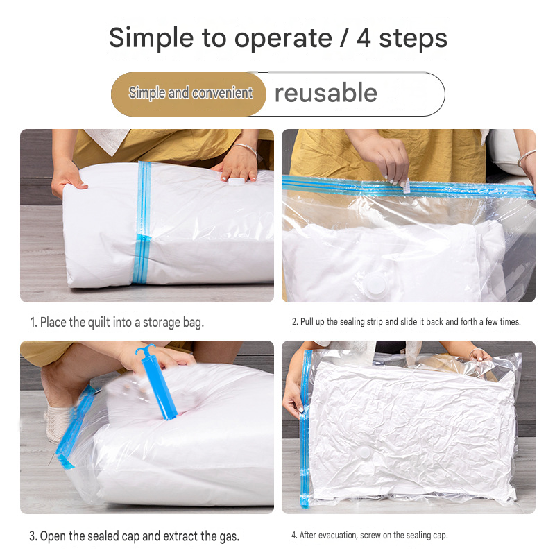 8-piece Vacuum Storage Bags Set(2 small view 8
