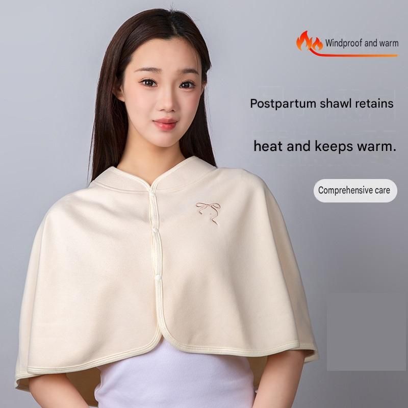 2 pcs Relaxing Winter Set - Purple Nursing Cape and Black Mini Humidifier view 2