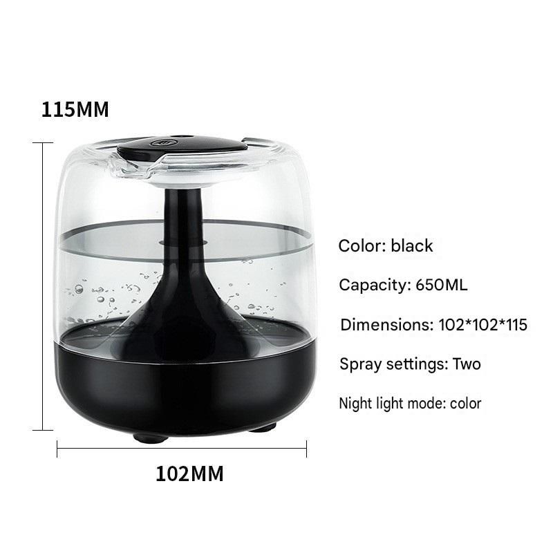 2 pcs Relaxing Winter Set - Purple Nursing Cape and Black Mini Humidifier view 13