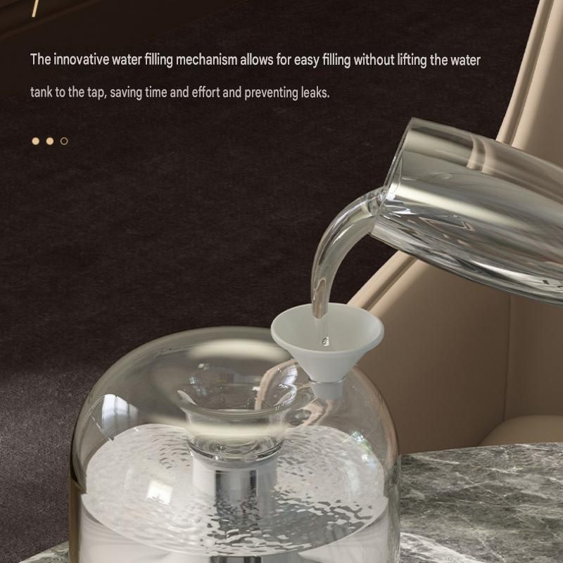 2-piece Bedroom Atmosphere Bundle –White Ultrasonic Aroma diffuser Humidifier view 11