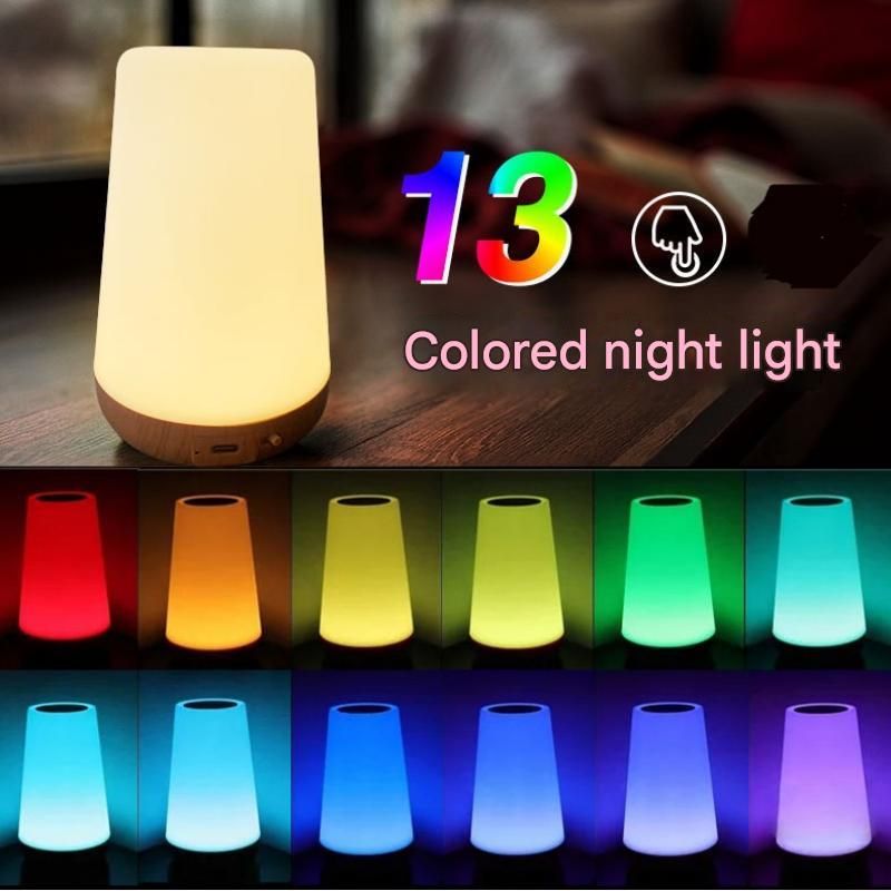 2-piece Bedroom Atmosphere Bundle – White RGB Rechargeable LED Night Light + view 7