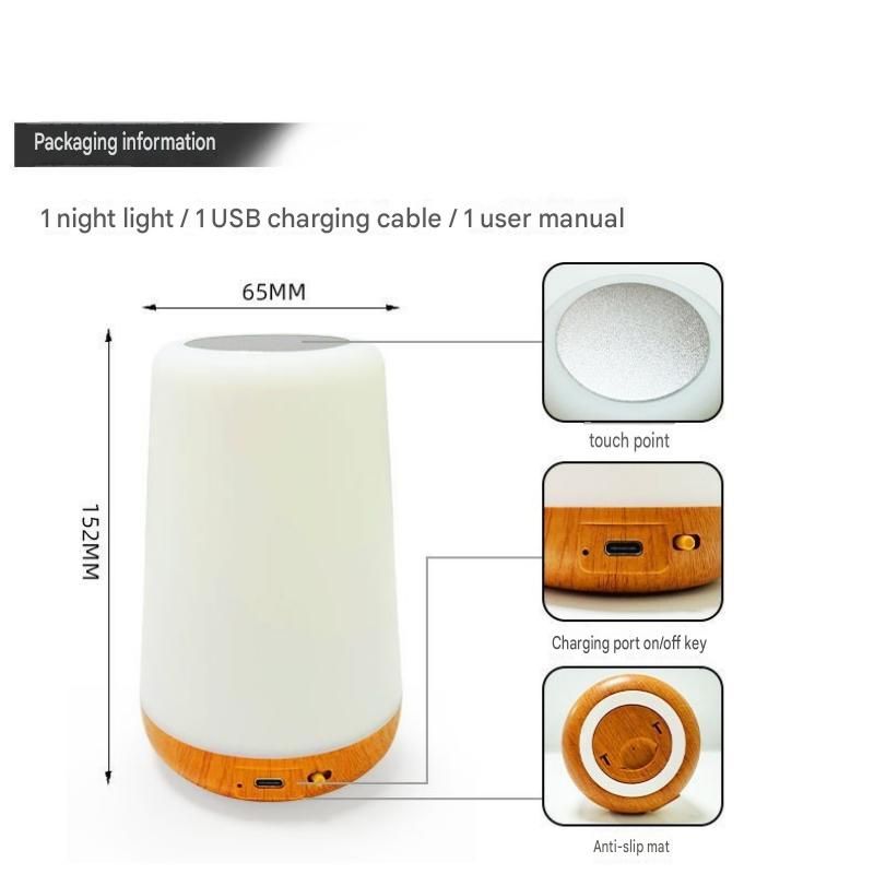 2-piece Bedroom Atmosphere Bundle –White RGB Rechargeable LED Night Light + view 6