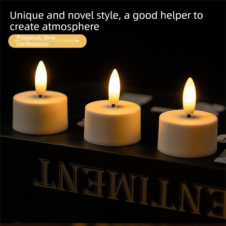Birthday Party Backdrop and Rechargeable LED Candle Set - 180x115 cm Printed view 5