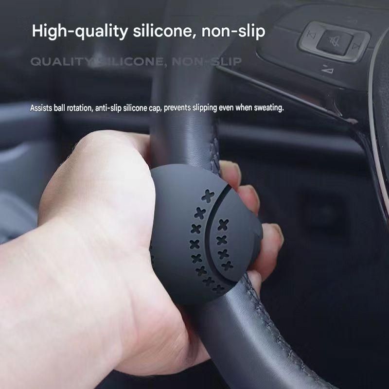 Car Steering Wheel Spinner Ball — Crafted from silicone view 2