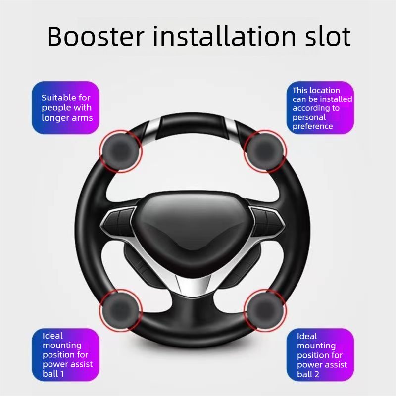 Car Steering Wheel Spinner Ball — Crafted from silicone view 3