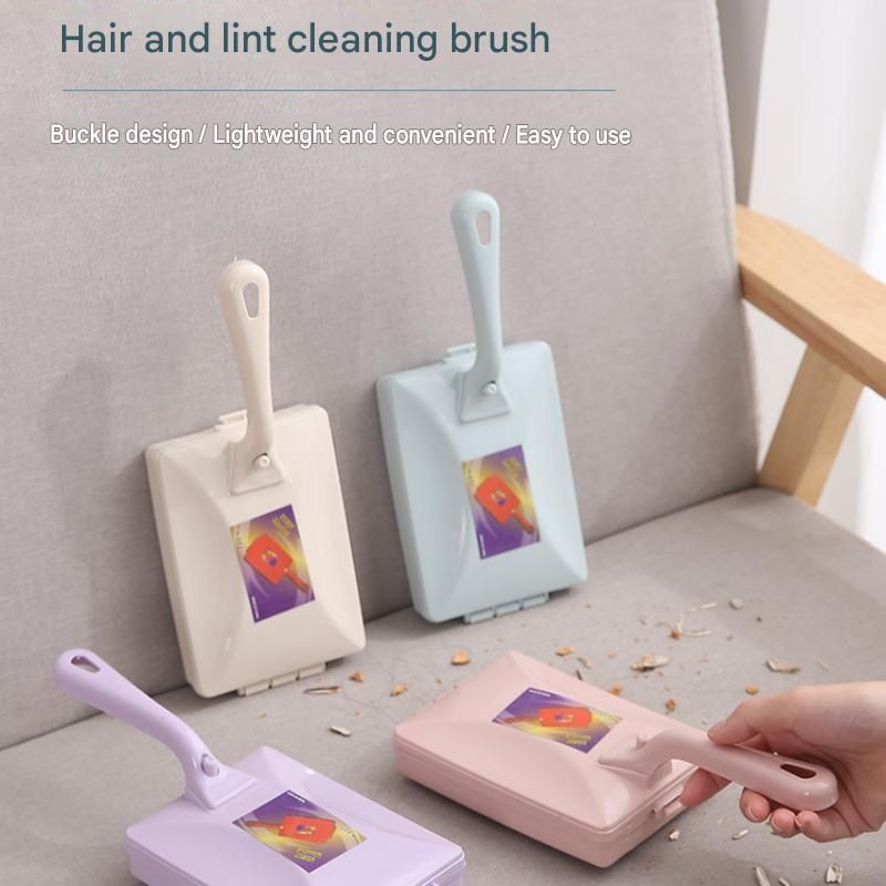 Purple Double Roller Cleaning Brush - PP Material view 2