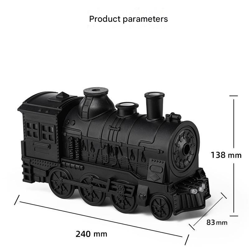 Green Retro Train Aromatherapy Humidifier - 300ml Ultrasonic Cool Mist view 3