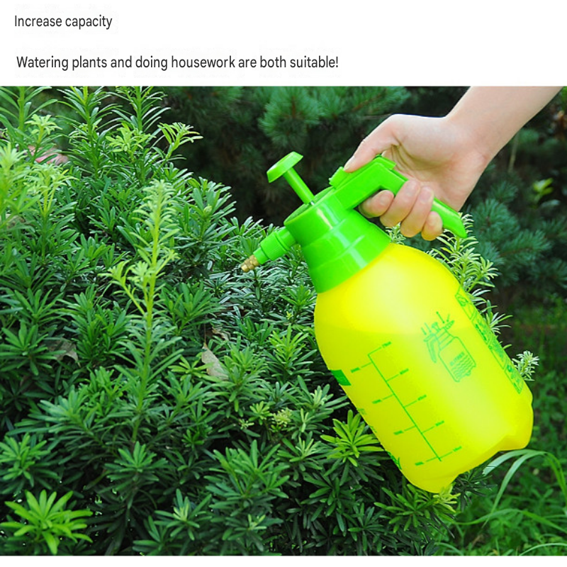 2L Orange Pressure Sprayer - PP Plastic Garden Watering Can with Adjustable view 3